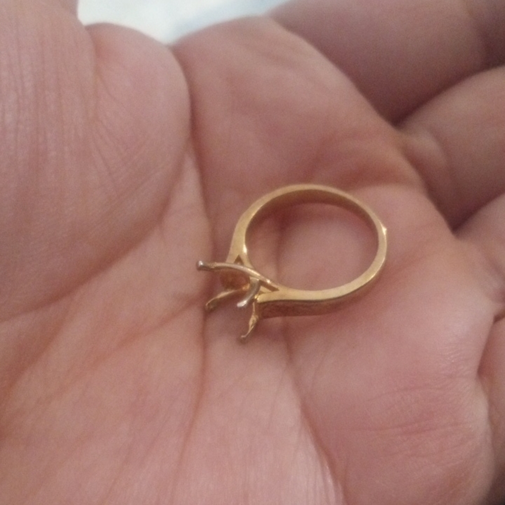 Elegant Gold Ring Setting